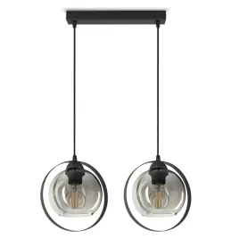 lampa-wiszaca-zyrandol-czarny-grafit-szklane-kule