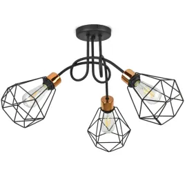 lampa-wiszaca-zyrandol-plafon-diament-miedz-led