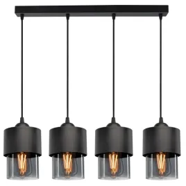 lampa-wiszaca-zyrandol-klosze-metal-szklo-grafit