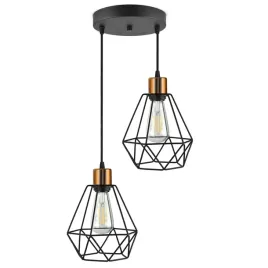 lampa-wiszaca-zyrandol-plafon-diament-miedz-led