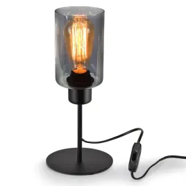 szklana-lampka-nocna-stolowa-dekoracyjna-tuba-led