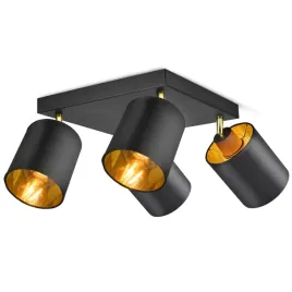 lampa-plafon-zyrandol-ruchome-abazury-czarny-zloty