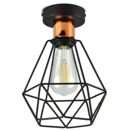 lampa-wiszaca-zyrandol-plafon-diament-miedz-led