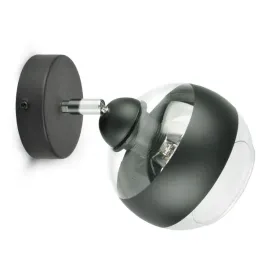 lampa-scienna-kinkiet-czarna-szklana-kula-black-belt-kg1-led-e27