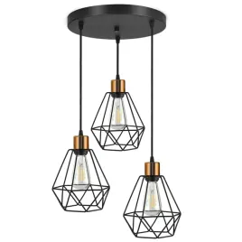 lampa-wiszaca-zyrandol-plafon-diament-miedz-led