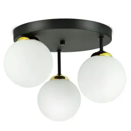 lampa-wiszaca-sufitowa-zyrandol-czarna-zlota-kule