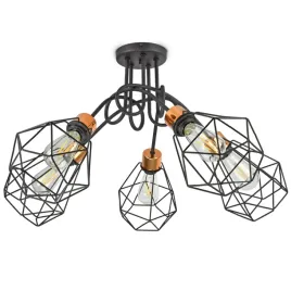 lampa-wiszaca-zyrandol-plafon-diament-miedz-led