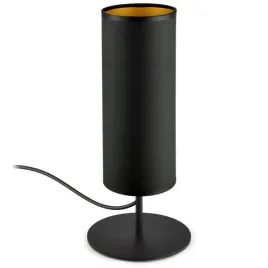 lampka-nocna-stolowa-dekoracyjna-czarna-tuba-led