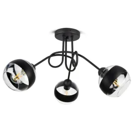 lampa-wiszaca-sufitowa-zyrandol-czarna-szklane-black-belt-kule-pe3-led-e27