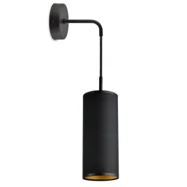 lampa-scienna-kinkiet-abazur-czarna-tuba-led