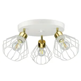lampa-plafon-zyrandol-glamour-biala-zlota-led