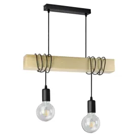 lampa-wiszaca-zyrandol-czarny-drewniana-belka-led