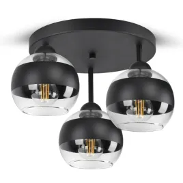 lampa-wiszaca-sufitowa-zyrandol-czarna-szklane-kule-black-belt-er3-led-e27