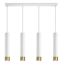 lampa-wiszaca-tuby-metal-biala-zlota-led-gu10