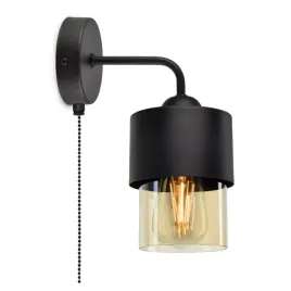 lampa-scienna-kinkiet-klosz-metal-szklo-miod-led