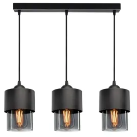 lampa-wiszaca-zyrandol-klosze-metal-szklo-grafit