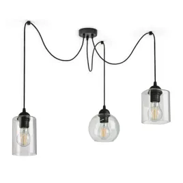 szklana-lampa-wiszaca-pajak-geometryczne-klosze