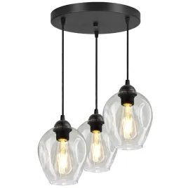 lampa-wiszaca-zyrandol-plafon-3-klosze-transparent