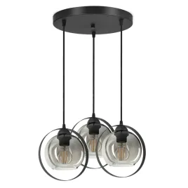 lampa-wiszaca-zyrandol-czarny-grafit-szklane-kule