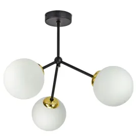 lampa-wiszaca-sufitowa-zyrandol-czarna-zlota-kule