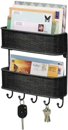 wieszak-na-klucze-organizer-do-przedpokoju-polka-5-kluczy-dwa-poziomy-metal