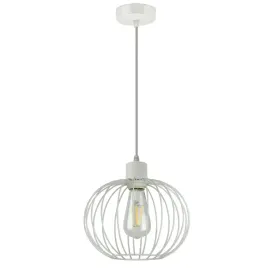 lampa-wiszaca-zyrandol-bialy-druciana-kula-led-e27
