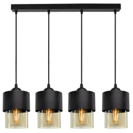 lampa-wiszaca-zyrandol-klosze-metal-szklo-miod-led