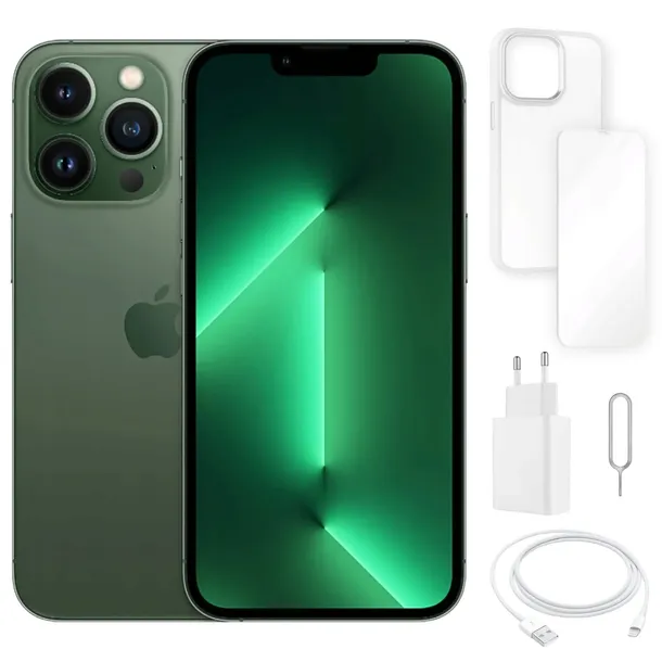 IPHONE 13 PRO 256GB APPLE | PREMIUM A+| BATERIA 100% | ZIELONY | SIM + eSIM