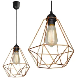 lampa-wiszaca-sufitowa-miedz-chrom-zloty-e27-led