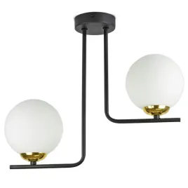 lampa-wiszaca-sufitowa-zyrandol-czarna-zlota-kule