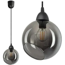 lampa-wiszaca-zyrandol-szklana-kula-grafit-e14-led