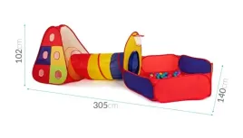 namiot-dla-dzieci-tunel-domek-kosz-basen-pilki-5w1