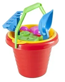 zestaw-do-piasku-wiaderko-lopatka-grabki-foremki