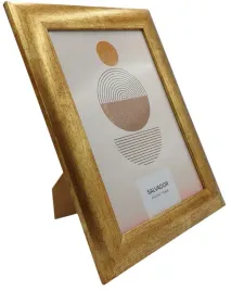 ramka-na-zdjecie-21x297-zlota-szeroka-listwa-drewniana