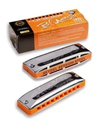 SEYDEL BLUES SESSION STEEL A - HARMONIJKA USTNA