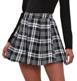 spodniczka-mini-w-krate-rozkloszowana-spodnica