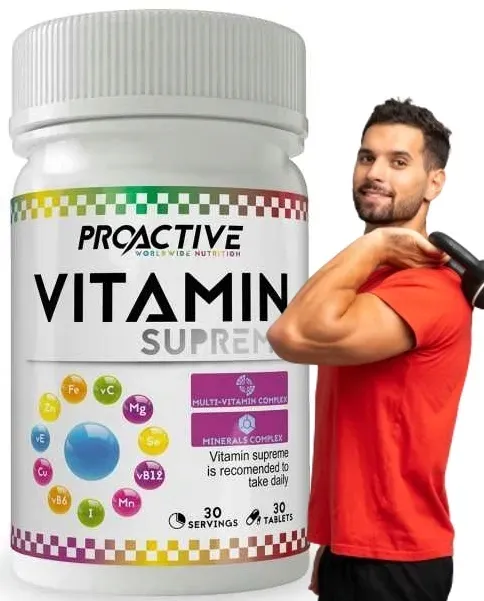 WITAMINY multiwitaminy minerały ProActive Vitamin Supreme 30 tabs