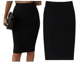 modna-olowkowa-czarna-spodnica-elastyczna-tuba-dopasowana-midi-xxl-42