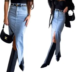 klasyczna-dluga-spodnica-midi-jeansowa-olowkowa-dopasowana-z