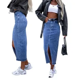 klasyczna-dluga-spodnica-midi-jeansowa-olowkowa-dopasowana-z