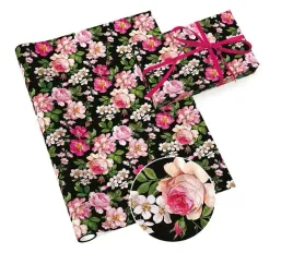 papier-prezentowy-czarny-w-roze-kwiaty-urodziny-prezent-70x200-cm