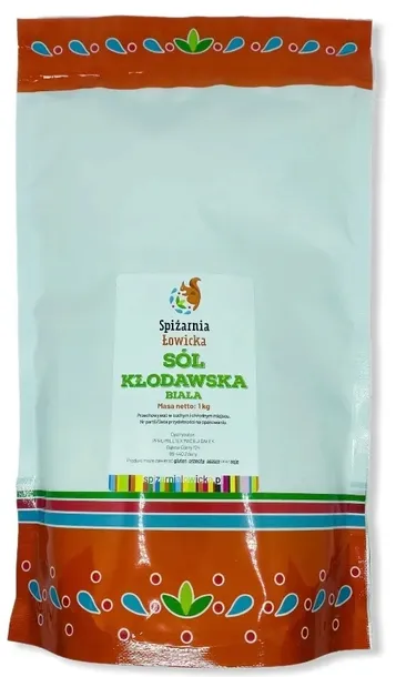 Sól kłodawska kamienna biała drobna 1kg