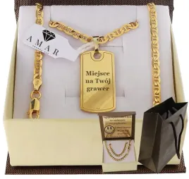zloty-pelny-lancuszek-meski-gucci-niesmiertelnik-pr-925-585-14k-grawer