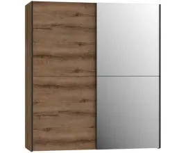 szafa-przesuwna-150-z-lustrem-brazowa-170-cm-sypialni-loft-industrialna