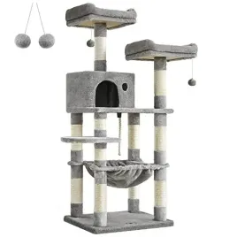 drapak-dla-kota-stabilna-wieza-dla-kota-2-pluszowe-grzedy-143-cm-jasnos