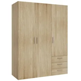 szafa-trzydrzwiowa-z-szufladami-140-cm-garderoba-dab-sonoma-3-drzwiowa