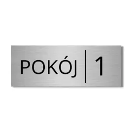 szyld-na-drzwi-sciane-napis-pokoj-aluminum-cyfry-do-hotelu-pensjonatu-30x10