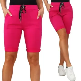 spodenki-damskie-szorty-krotkie-46-3xl-fuksjowe
