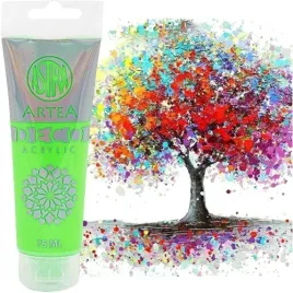 farba-akrylowa-deco-artea-tubka-astra-neonowy-zielony-75-ml