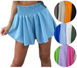 szerokie-luzne-spodenki-damskie-spodnico-spodenki